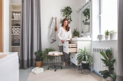 Painted Bathroom Cabinets